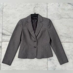90s Vintage Jones Wear Blazer Gray Notch Collar 2 Button Women’s 4 Career
